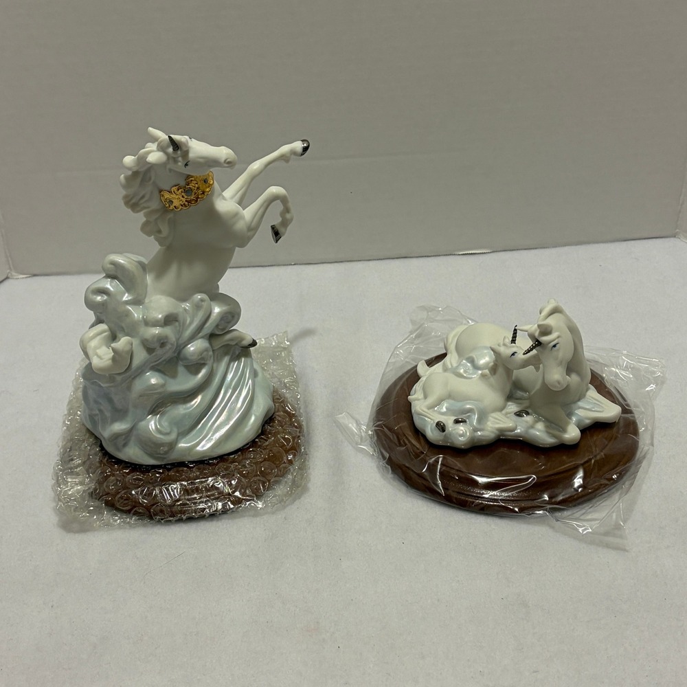 Hallmark Magical Unicorn Collection Boundless Spirit Gentle Devotion Set 88 89